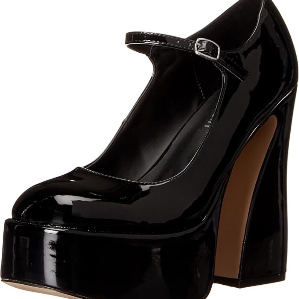 Madden Girl Klhoie Black Patent Heels